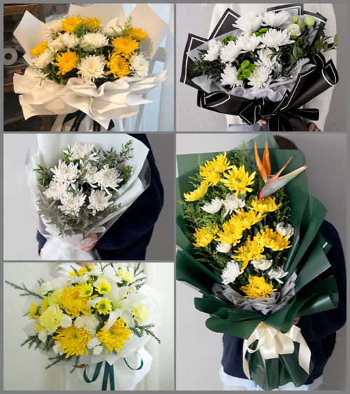 广西百色田阳县坡洪镇白事花束代送